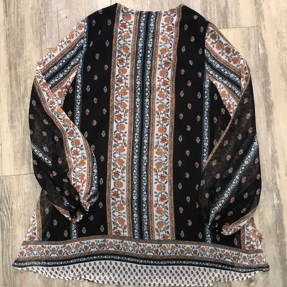 SOLD Lightening Bird Tunic Honeysuckle Paisley - Picture 4 of 4